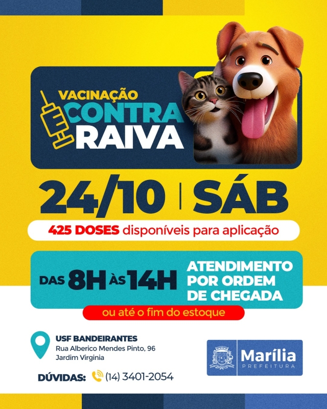 Noticia saude-prefeitura-realiza-no-sabado-24-nova-etapa-da-vacinacao-antirrabica-na